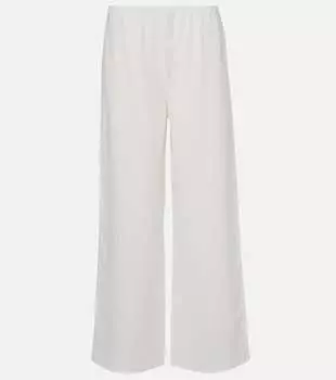 Остин льняные брюки с широкими штанинами Asceno, Lemon