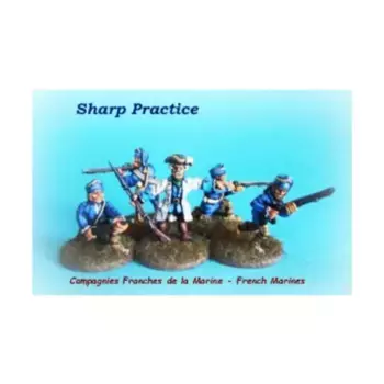 Острая практика - французские регулярные войска 1755 г., French & Indian War 1754-1763 (28mm)