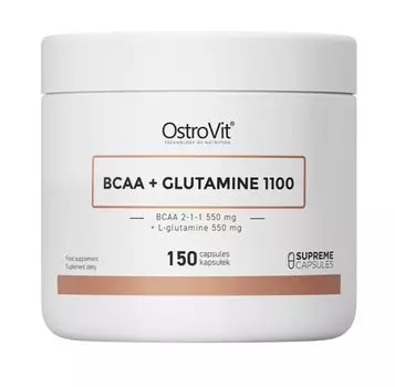 OstroVit, BCAA + Глютамин 1100 мг, 150 капс.