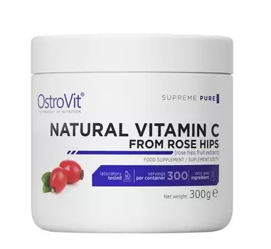 OstroVit, Натуральный витамин С из шиповника, 300 г