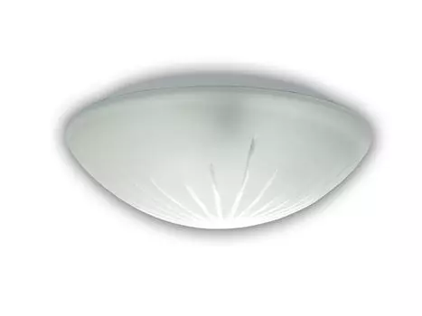 Освещение лестницы, сатинированное стекло, диаметр 25 см, светильник для гаража, светильник для подвала. Niermann Standby