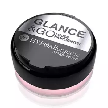 Осветитель Glance & Go Loose Highlighter Bell Hypoallergenic, цвет pinky promise