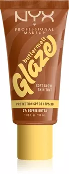 Осветляющая и тонизирующая жидкость spf 30 NYX Professional Makeup Buttermelt Glaze, 07 toffee Butta 30 ml