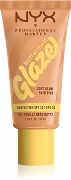 Осветляющая и тонизирующая жидкость spf 30 NYX Professional Makeup Buttermelt Glaze, 02 Vanilla Bean Butta 30 ml