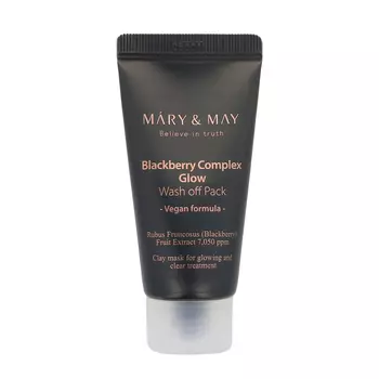Осветляющая маска для лица Mary & May Blackberry Complex, 30 гр
