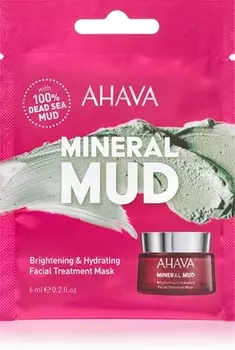 Осветляющая маска для лица с увлажняющим эффектом AHAVA Mineral Mud, 6 ml