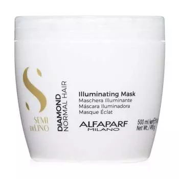 Осветляющая маска для волос, 500 мл Alfaparf, Semi Di Lino Diamond Illuminating
