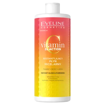 Осветляющая мицеллярная жидкость для лица Eveline Cosmetics Vitamin C, 500 мл