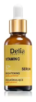 Осветляющая сыворотка для лица, шеи и декольте Delia Cosmetics Vitamin C