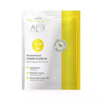 Осветляющая тканевая маска с витамином С Apis, inna