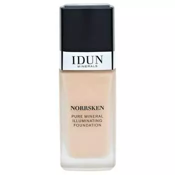 Осветляющая жидкая минеральная основа 206 Freja 30 мл IDUN Minerals, Norrsken Pure Mineral Illuminating Foundation