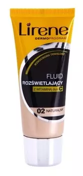 Осветляющая жидкая основа для длительного эффекта Lirene Vitamin C, оттенок 02 Natural 30 мл