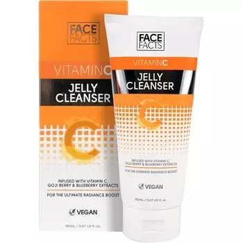 Осветляющее очищающее желе с витамином С, 150 мл, Face Facts