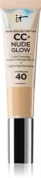 Осветляющий цвет лица spf 40 IT Cosmetics Your Skin But Better CC + Nude Glow, Fair Light 32 ml