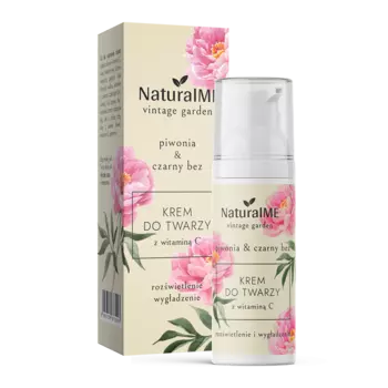 Осветляющий и разглаживающий крем для лица на день с витамином С, 50 мл Naturalme Vintage garden