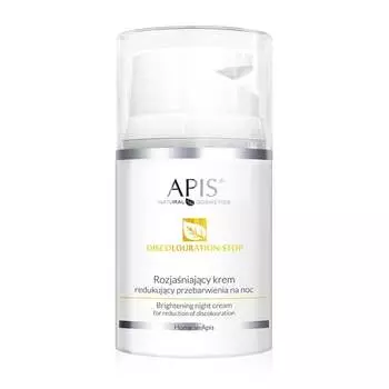 Осветляющий и уменьшающий пигментацию на ночь, 50 мл Apis, Home Terapis, Apis Natural Cosmetics