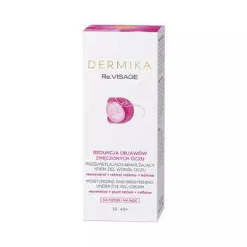 Осветляющий и увлажняющий крем-гель вокруг глаз, 15 мл Dermika, Re Visage