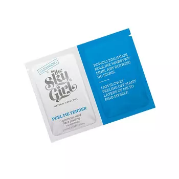 Осветляющий кислотный пилинг для лица PEEL ME TENDER, 2x4 г, Be The Sky Girl