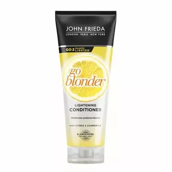 Осветляющий кондиционер для волос sheer blonde go blonder conditioner John Frieda, 250 мл