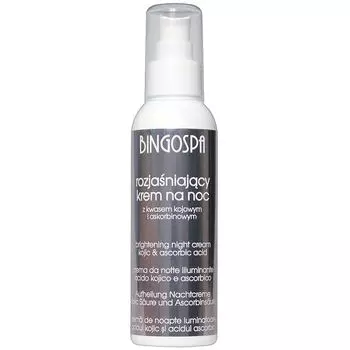 Осветляющий ночной крем для лица с койевой и аскорбиновой кислотой, 135 г Bingospa