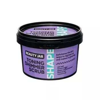 Осветляющий скраб для тела, 360 г Beauty Jar, Toning Shimmer Scrub