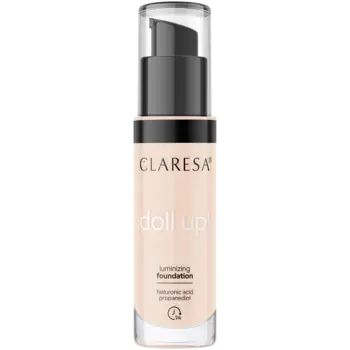 Осветляющий тональный крем для лица 03 Claresa Doll Up!, 30 мл