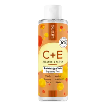 Осветляющий тоник для лица, 200 мл Lirene C+E vitamin energy