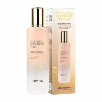 Осветляющий тоник для лица Farmstay Rice & Bifida 120 мл