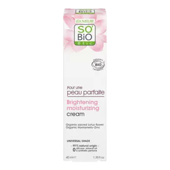 Осветляющий увлажняющий крем для лица, 50 мл So'Bio Etic Perfecting skin
