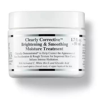 Осветляющий увлажняющий крем для лица clearly corrective brightening & smoothing moisture treatment Kiehl'S, 50 мл