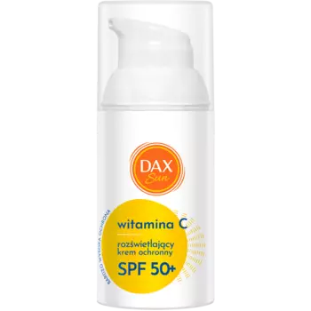 Осветляющий защитный крем с витамином С и SPF50+, 30 мл Dax Sun