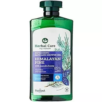 Освежающая ванна из гималайской сосны Herbal Care с медом манука 500 мл, Farmona