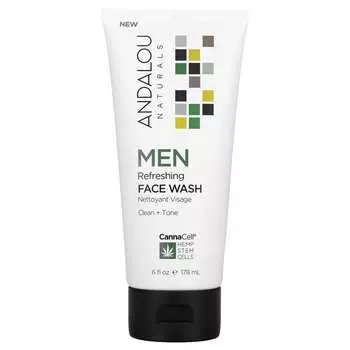Освежающее Средство Andalou Naturals для умывания для мужчин, 178 мл