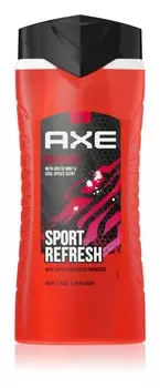 Освежающий гель для душа 3 в 1 Axe Recharge Arctic Mint & Cool Spices