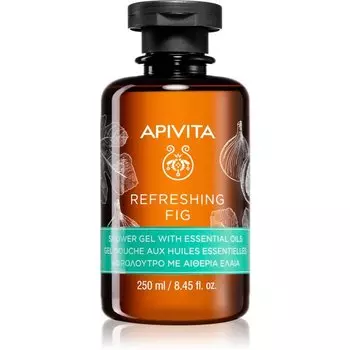 Освежающий гель для душа Apivita Refreshing Fig с эфирными маслами 250 мл
