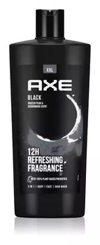 Освежающий гель для душа макси Axe XXL Black