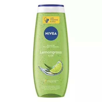 Освежающий гель для душа с масляными жемчужинами, 500 мл Nivea Lemongrass & oils