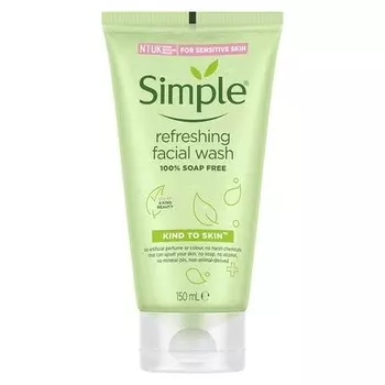 Освежающий гель для умывания для чувствительной кожи 150мл, Simple