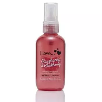 Освежающий спрей для тела «Малина и ежевика», 100 мл I Love, Refreshing Body Spritzer