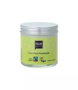 Освежитель для ног LIME с аргановым маслом, смягчает кожу ног, сертифицирован FAIRTRADE, ZERO WASTE, 50мл, Fair Squared