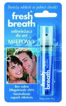 Освежитель рта с мятой, 10 г Fresh Breath