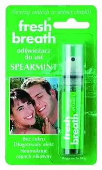 Освежитель рта с мятой, 10 г Fresh Breath