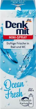 Освежитель воздуха мини-спрей Ocean Fresh сменная упаковка 25 мл Denkmit