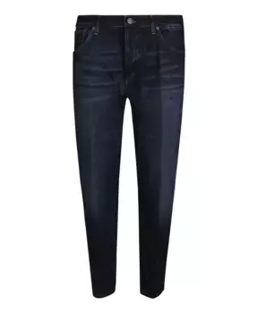 Отбеленные джинсы Brighton Dondup, синий