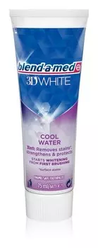 Отбеливающая зубная паста Blend-a-med 3D White Cool Water