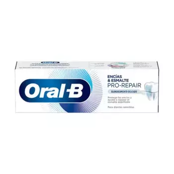 Отбеливающая зубная паста для чувствительных зубов Blanqueante Encas & Esmalte Repair Oral B, 75 ml