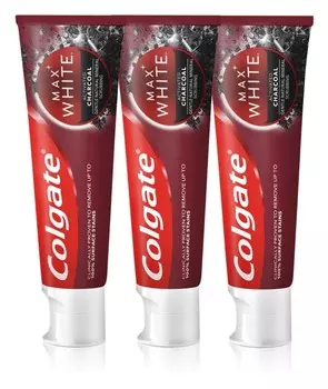 Отбеливающая зубная паста с активированным углем Colgate Max White Charcoal