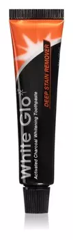 Отбеливающая зубная паста с активированным углем в дорогу White Glo Charcoal