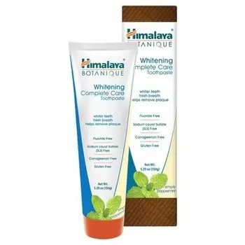Отбеливающая зубная паста Simply Peppermint, 150 г Himalaya, Botanique, Himalaya Herbals