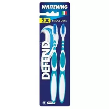 Отбеливающая зубная щетка Defend, 2 шт.